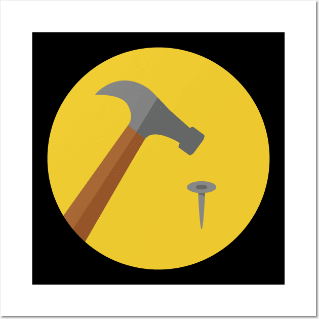 hammer Wall Art by Pavlushkaaa